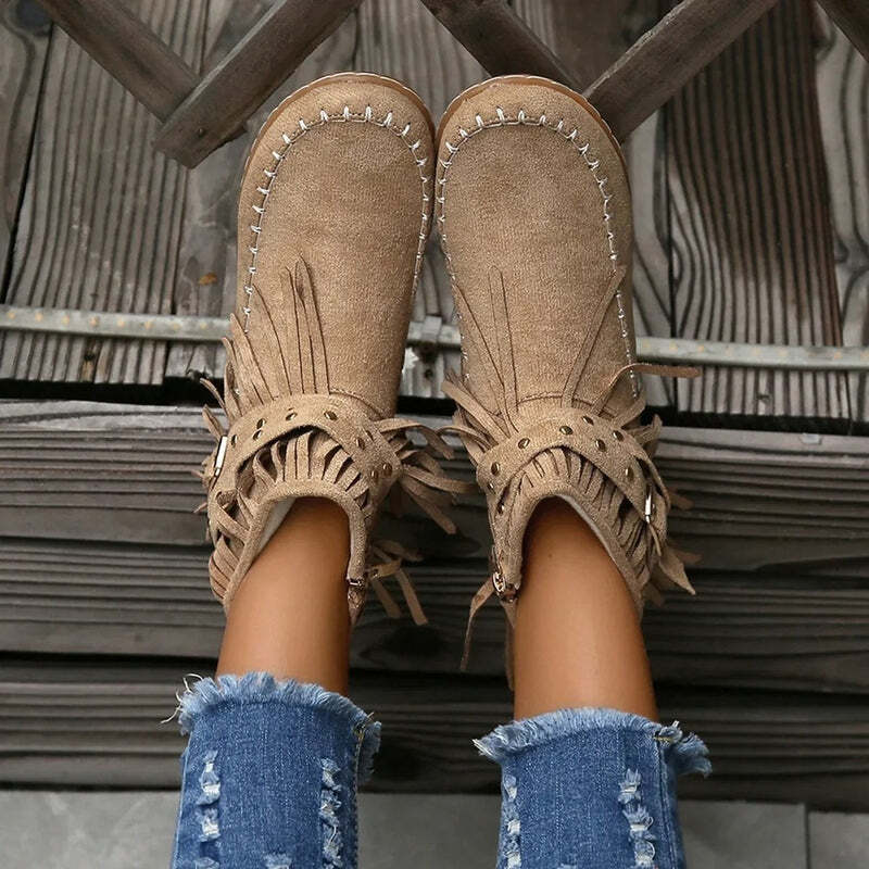 Bottines franges Podoways