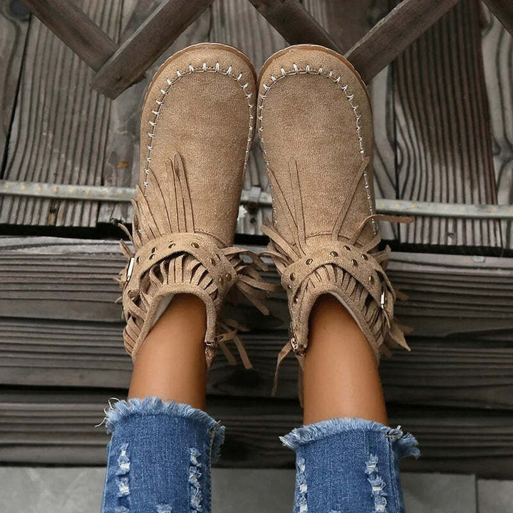 Bottines franges Podoways
