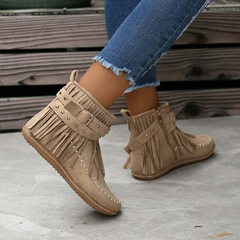 Bottines franges Podoways
