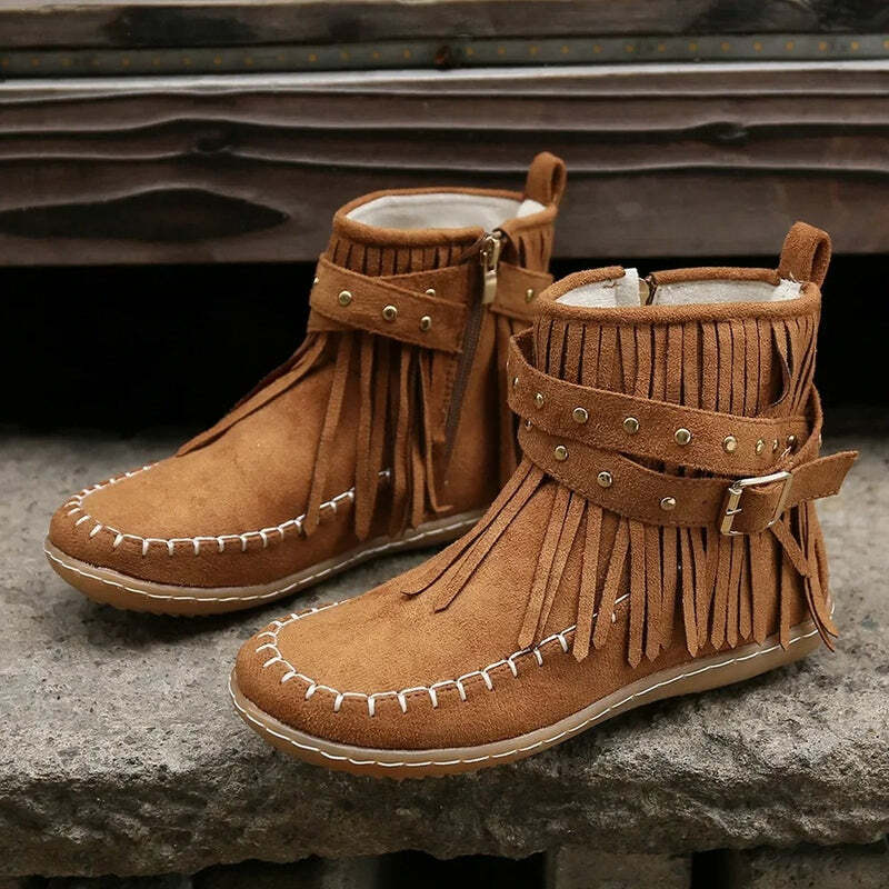 Bottines franges Podoways