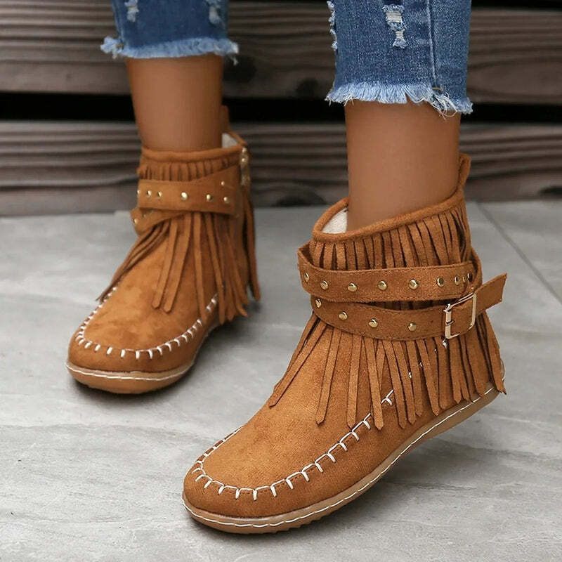 Bottines franges Podoways