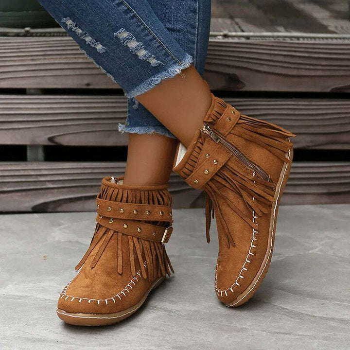 Bottines franges Podoways