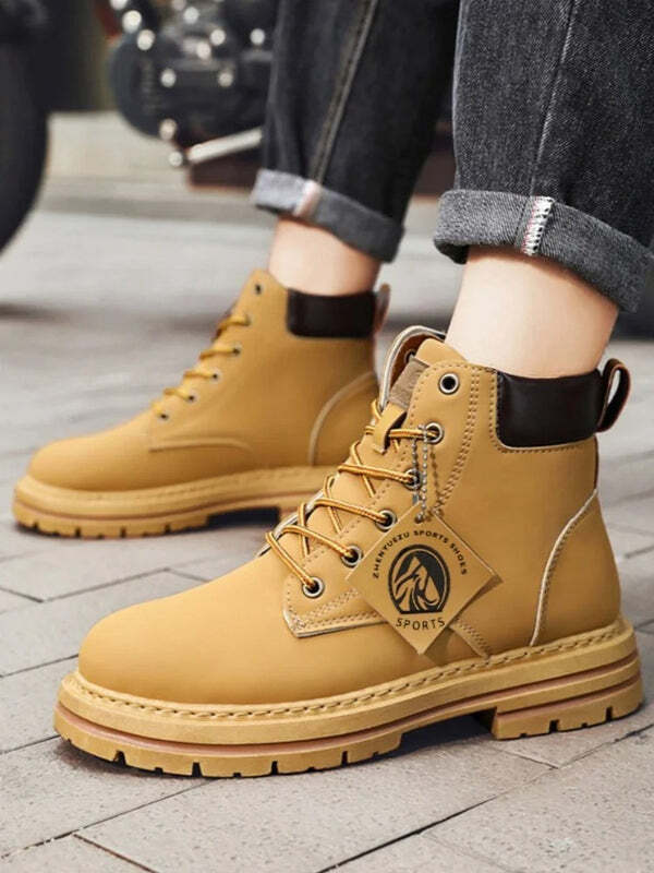 Bottines en cuir noir pour homme Podoways 39 Gold
