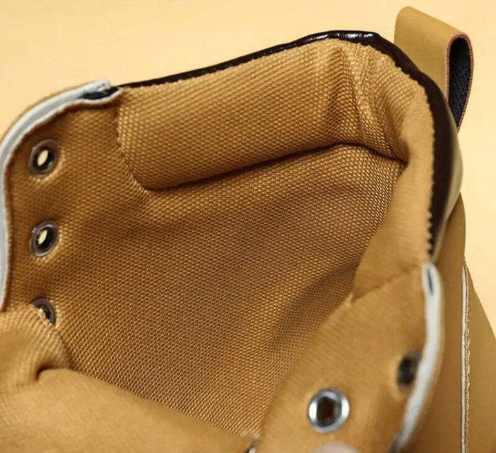 Bottines en cuir noir pour homme Podoways