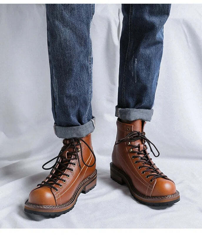 Bottines en cuir pour homme Podoways