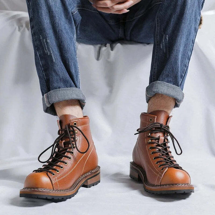 Bottines en cuir pour homme Podoways