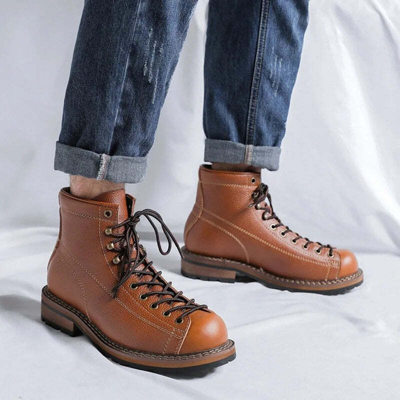 Bottines en cuir pour homme Podoways