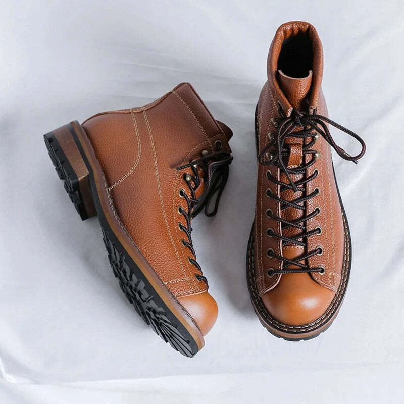 Bottines en cuir pour homme Podoways