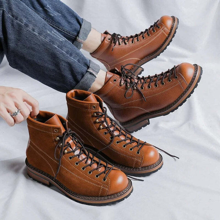 Bottines en cuir pour homme Podoways