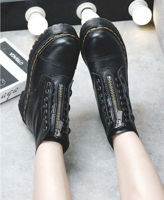 Bottines lacets cuir femme Podoways