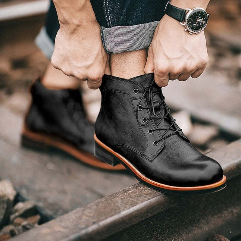 Bottines à lacets pour homme Podoways