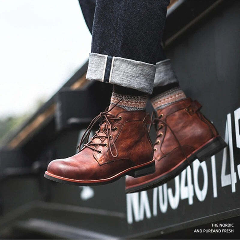 Bottines à lacets pour homme Podoways