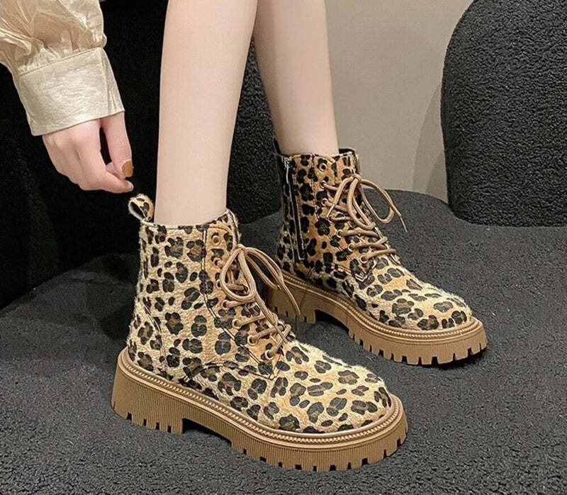Bottines leopard femme Podoways