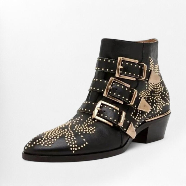 Bottines motard femme Podoways 35 Black