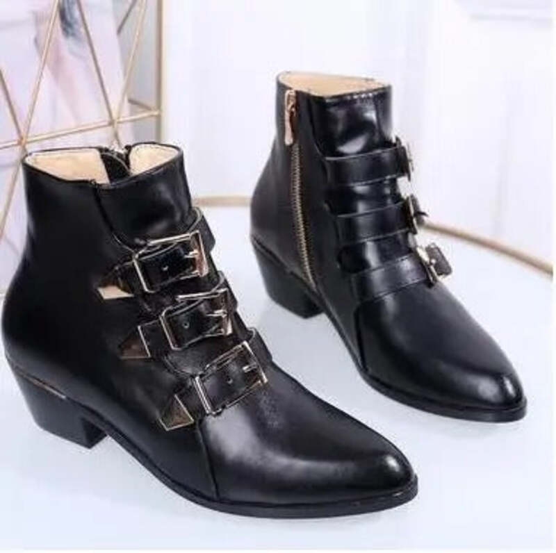 Bottines motard femme Podoways
