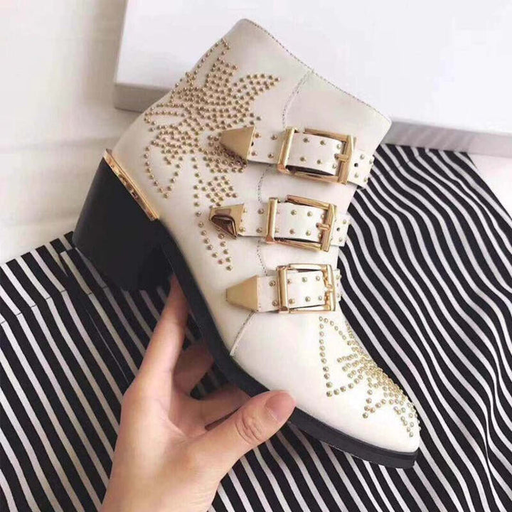 Bottines motard femme Podoways