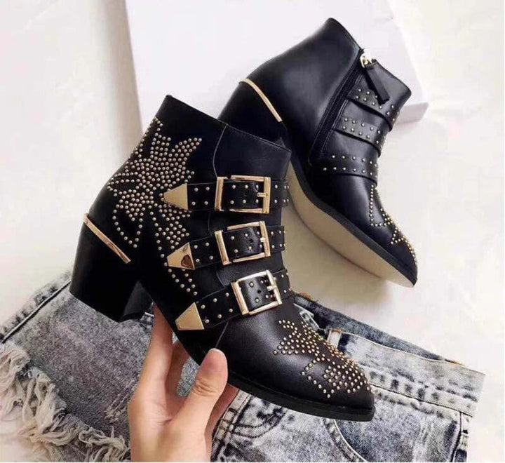 Bottines motard femme Podoways