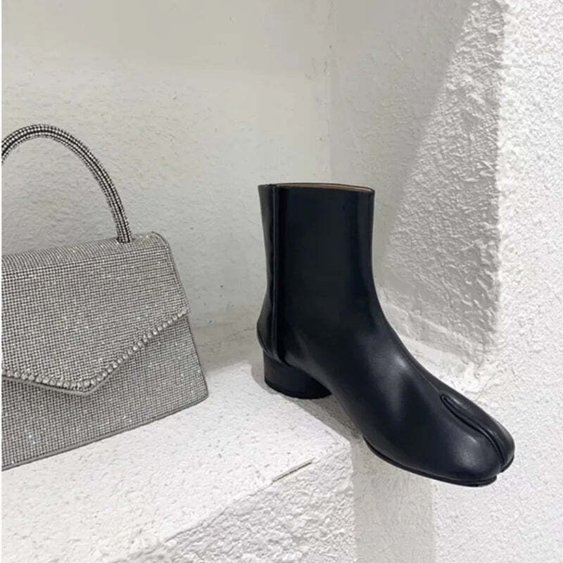 Bottines noires plateforme Podoways