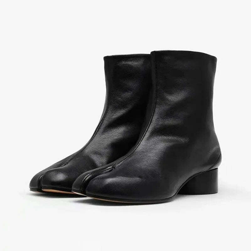 Bottines noires plateforme Podoways
