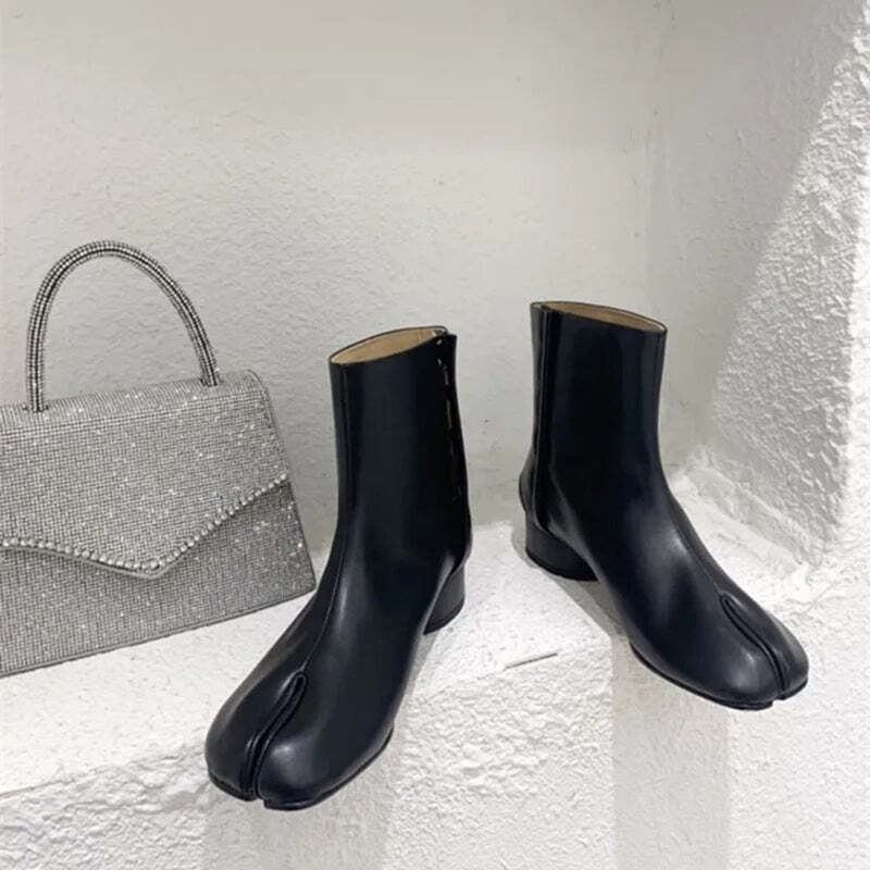 Bottines noires plateforme Podoways