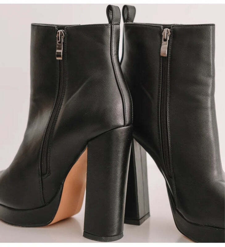 Bottines noires talons Podoways