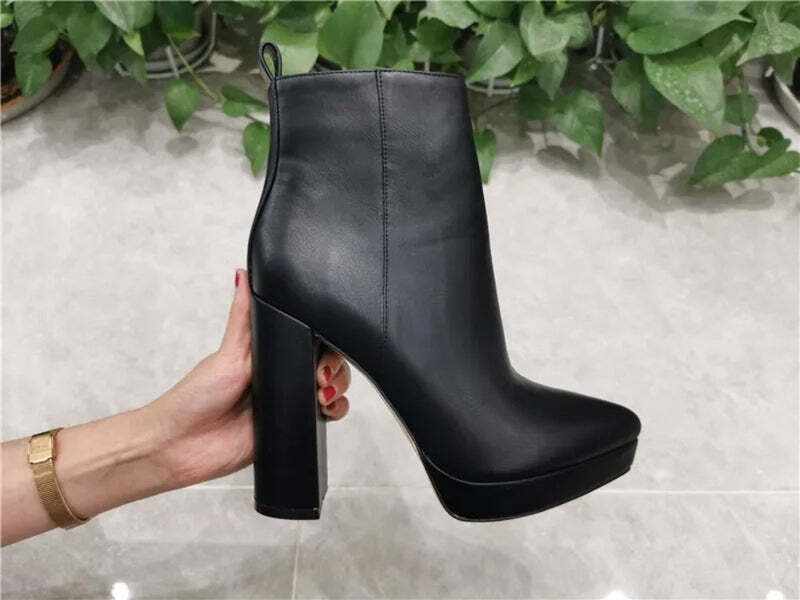 Bottines noires talons Podoways