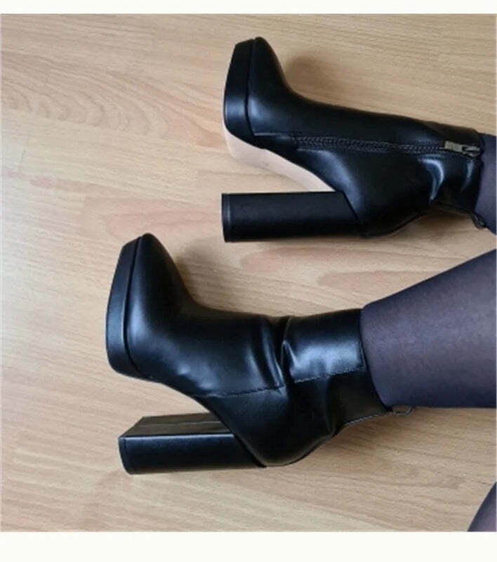 Bottines noires talons Podoways