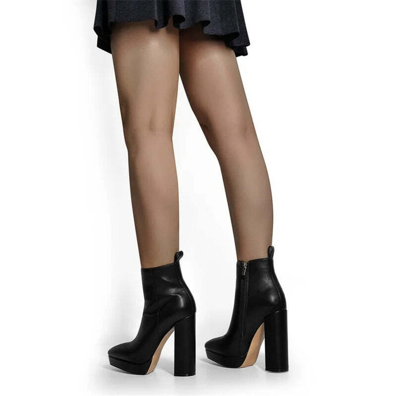 Bottines noires talons Podoways