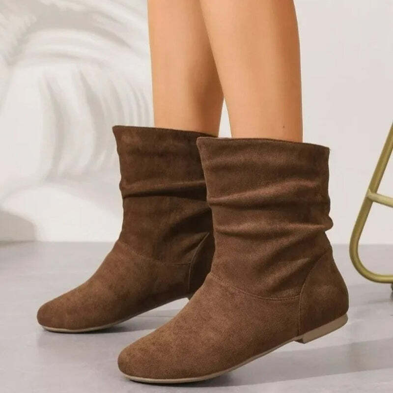Bottines plissées Podoways