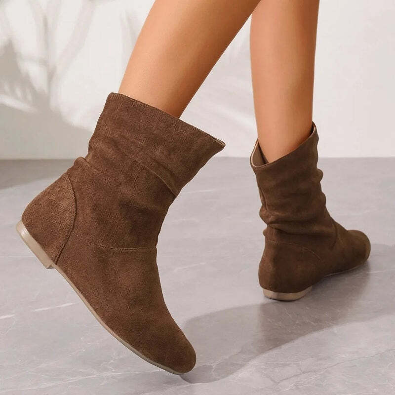Bottines plissées Podoways
