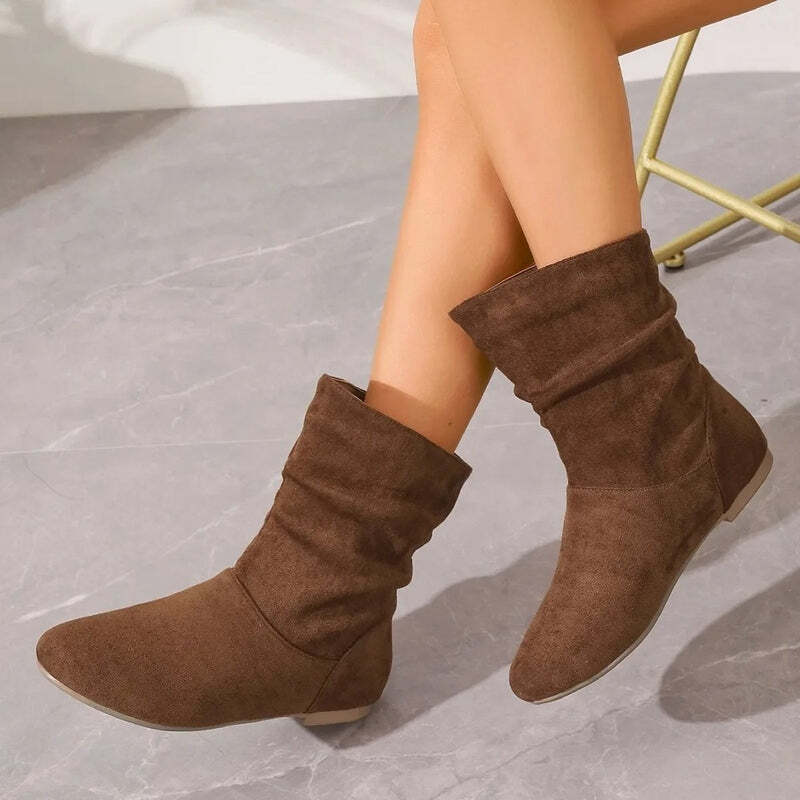 Bottines plissées Podoways