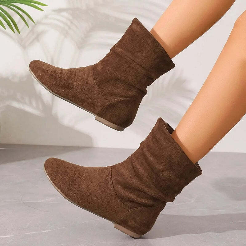 Bottines plissées Podoways