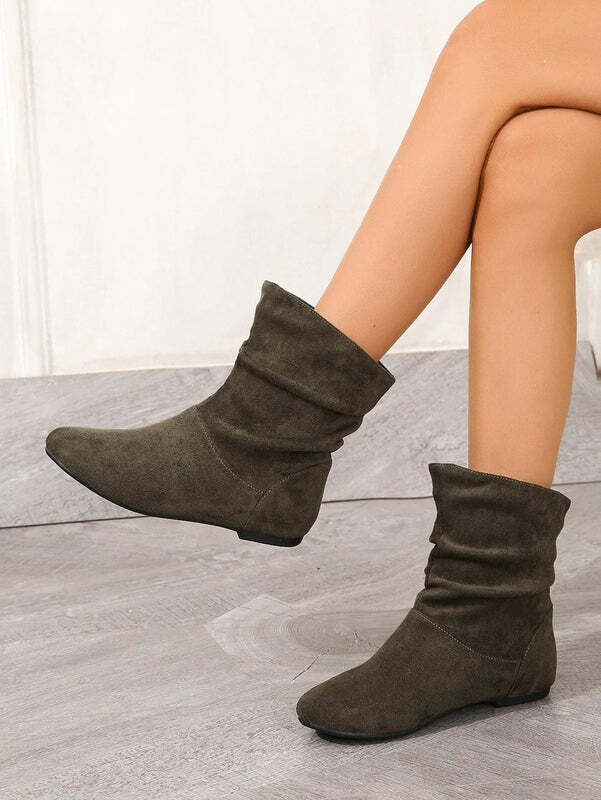 Bottines plissées Podoways