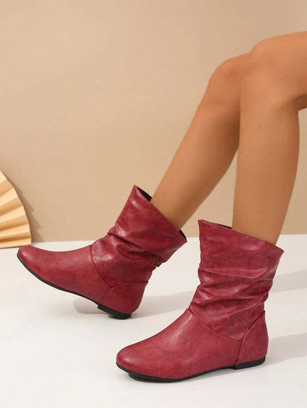 Bottines plissées Podoways