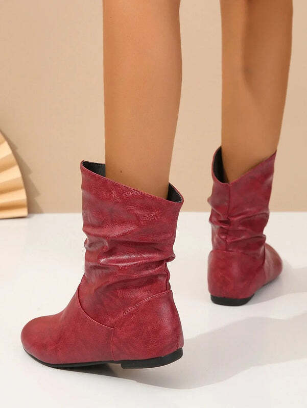 Bottines plissées Podoways