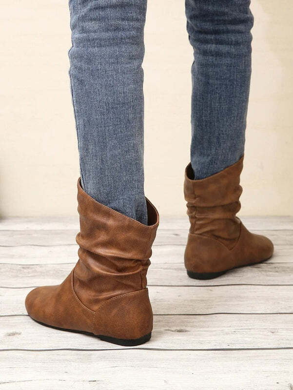 Bottines plissées Podoways