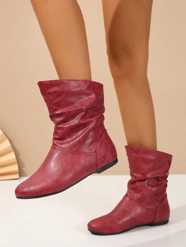 Bottines plissées Podoways