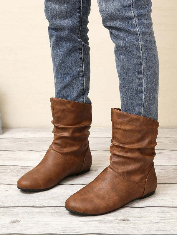 Bottines plissées Podoways