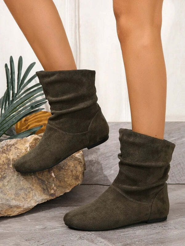 Bottines plissées Podoways