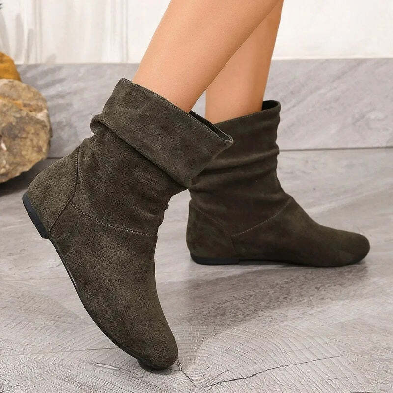 Bottines plissées Podoways 36 Sienna