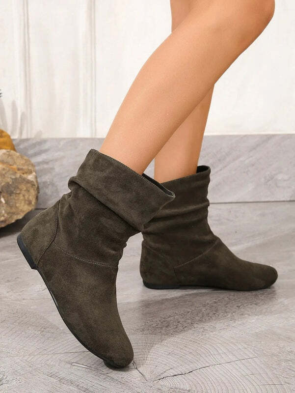Bottines plissées Podoways