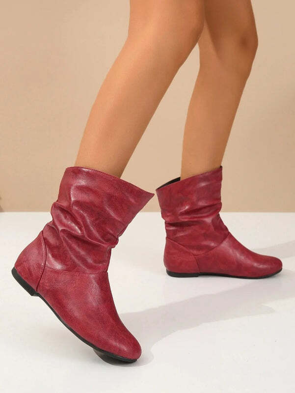 Bottines plissées Podoways