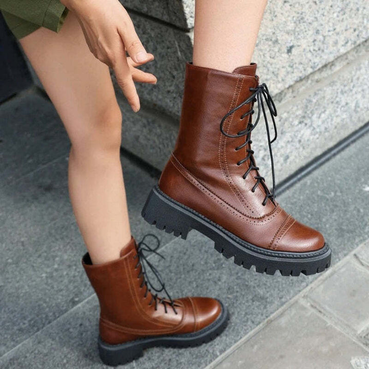 Bottines rouge bordeaux Podoways
