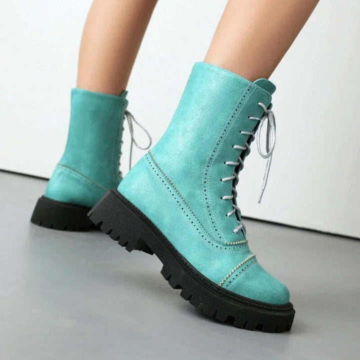 Bottines rouge bordeaux Podoways