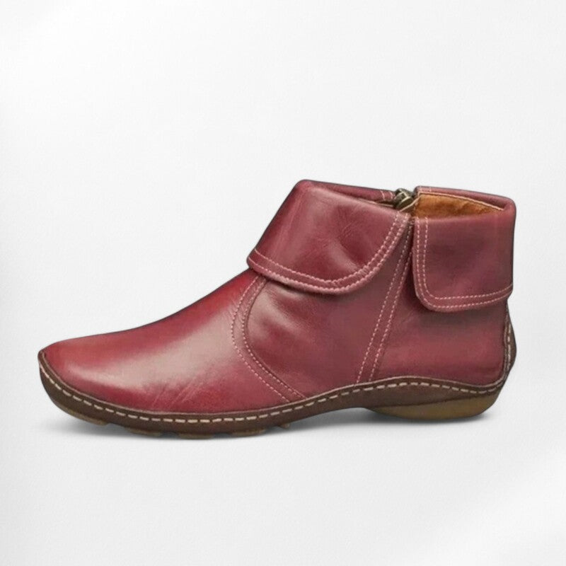 Bottines semelles compensees Podoways 35 DarkRed
