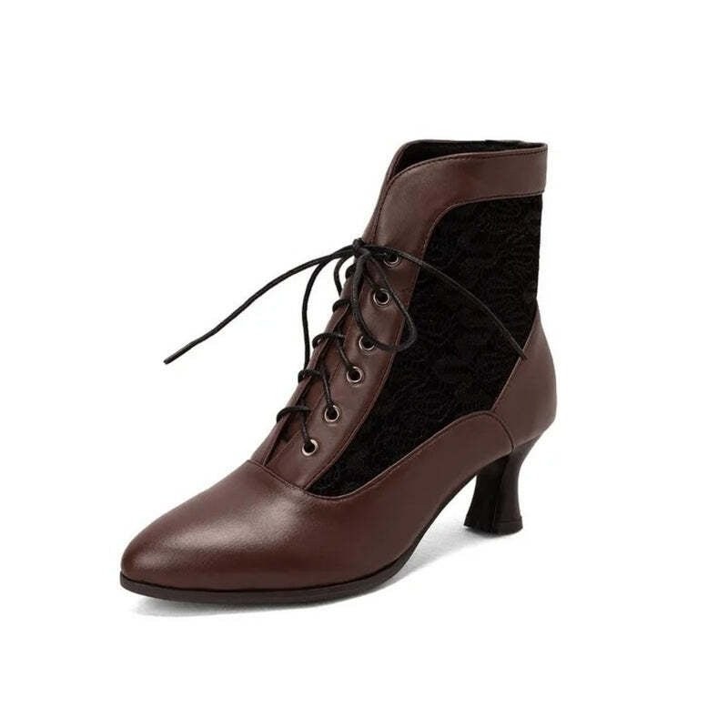 Bottines talon 5 cm Podoways 32 Sienna