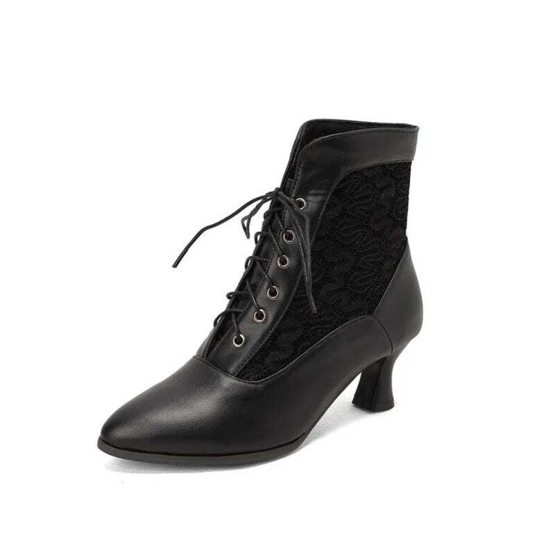 Bottines talon 5 cm Podoways 32 Black