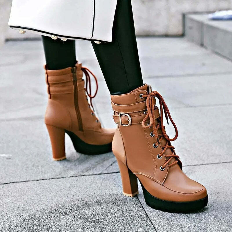 Bottines talons carrés Podoways