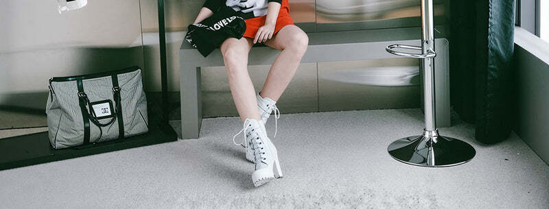 Bottines talons carrés Podoways