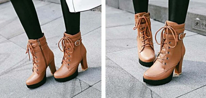 Bottines talons carrés Podoways